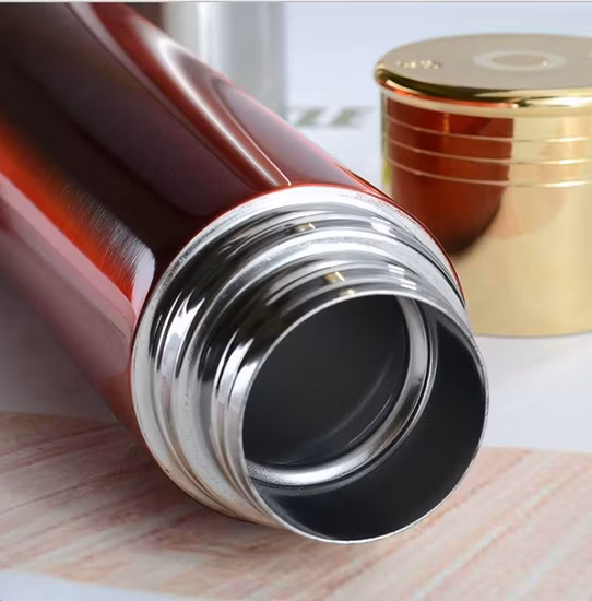 Vaso de acero inoxidable de cobre de pared doble para deporte de vacío ecológico