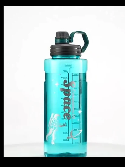 Taza de agua al aire libre de gran capacidad Hombres Mujeres Deportes Fitness Botella de agua