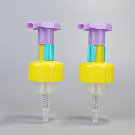 Bomba de espuma de fábrica OEM Botellas de plástico Botella de bomba de jabón de espuma de espuma de colores personalizados